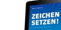 PDF-basierte Tabletversion Zeichen setzen erhältlich im Publisher Kiosk.